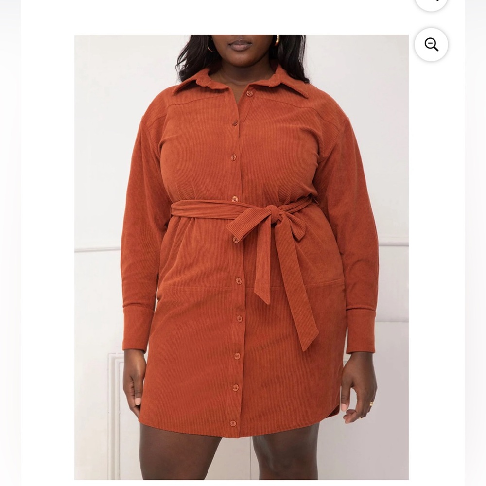 Eloquii Fall Women’s Plus corduroy dress